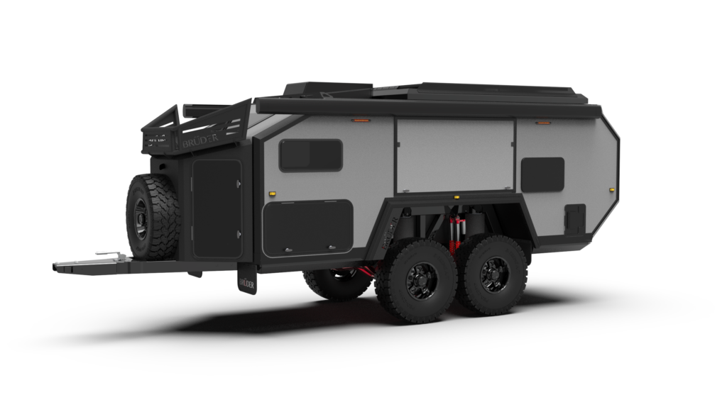 Bruder EXP-6 off road off grid hybrid camper trailer caravan 4x4