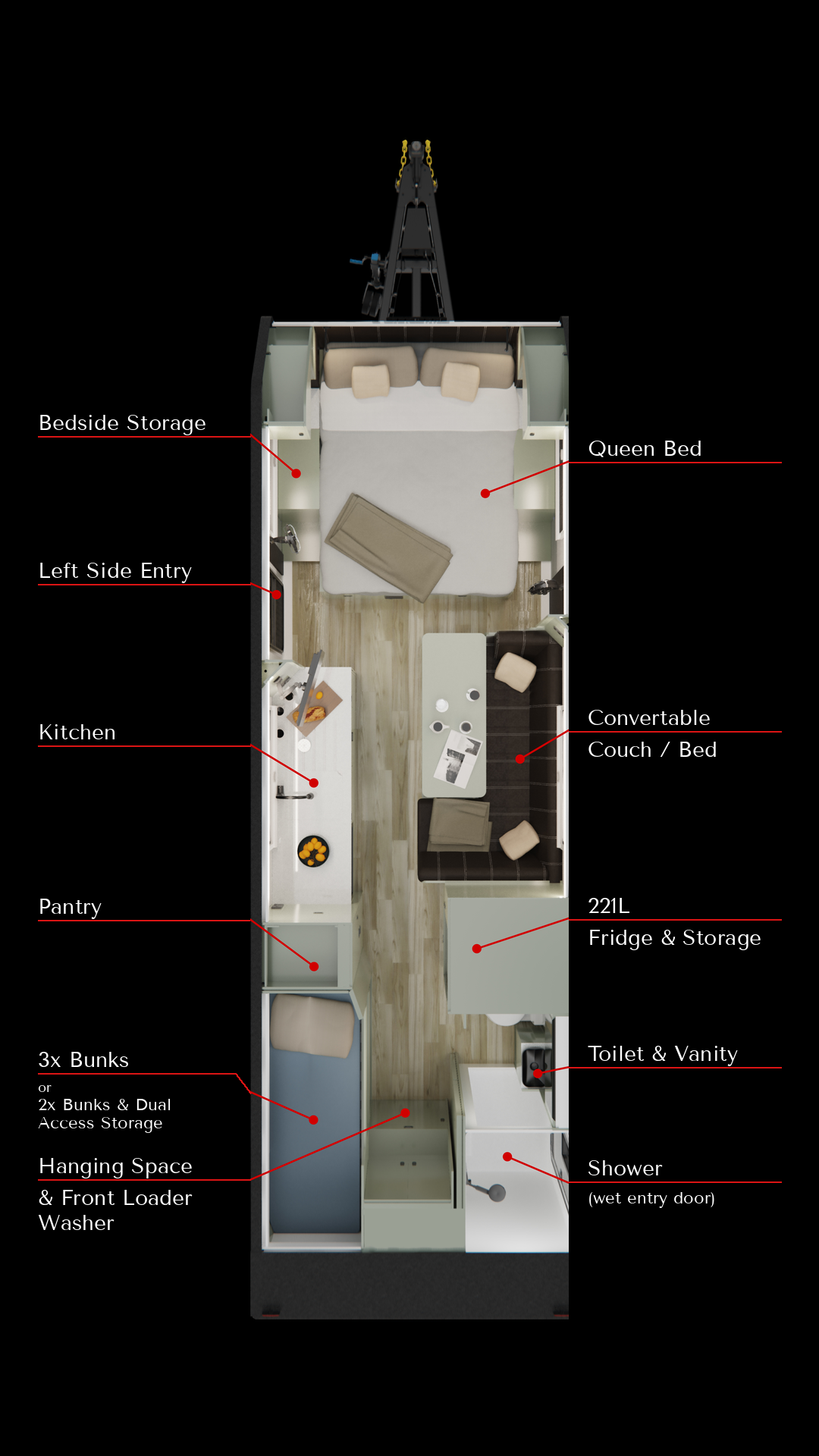 Bruder ADX-21 Family Floor Plan Mobile