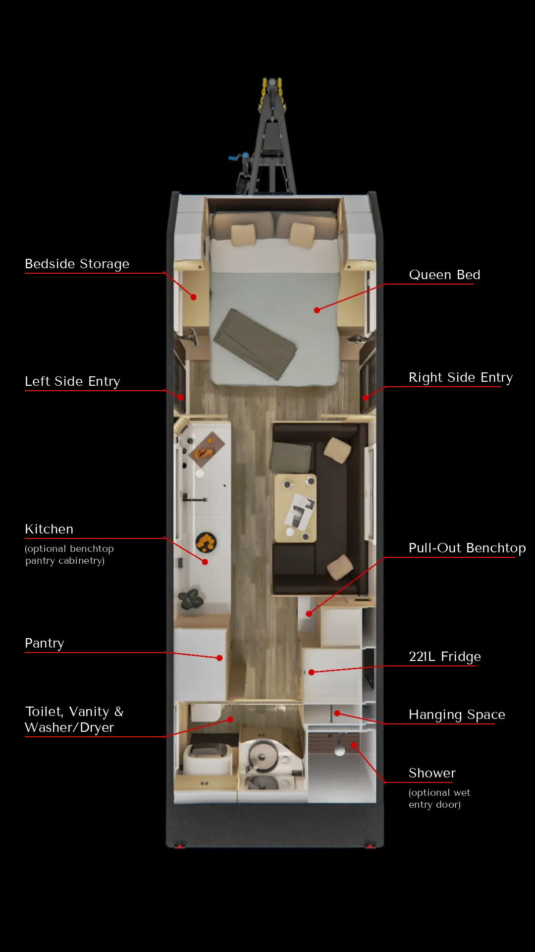 Bruder ADX-21 Couples Floor Plan Mobile